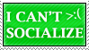 Stamp: Can't Socialize by Blackhole12