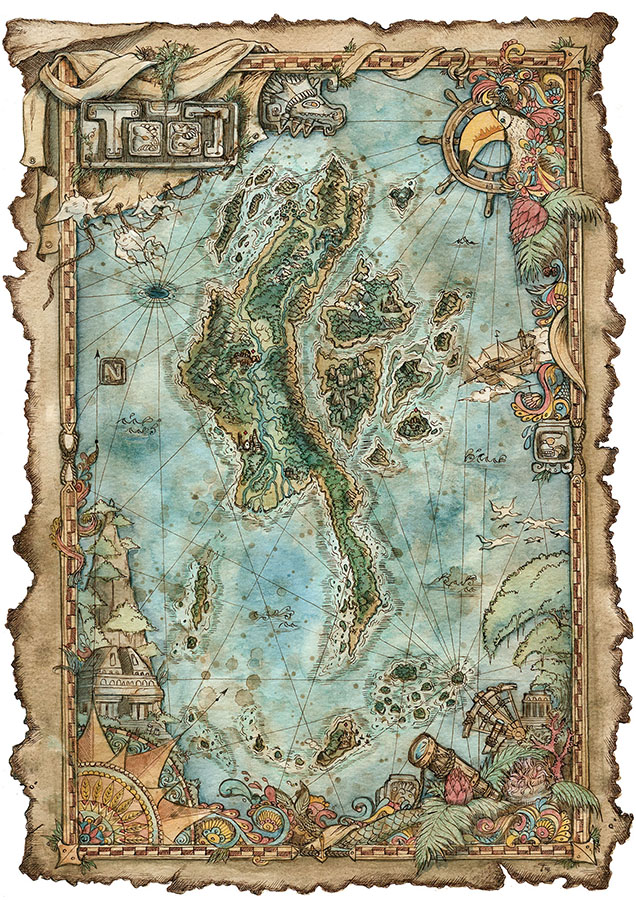 Map of Tooj by FrancescaBaerald