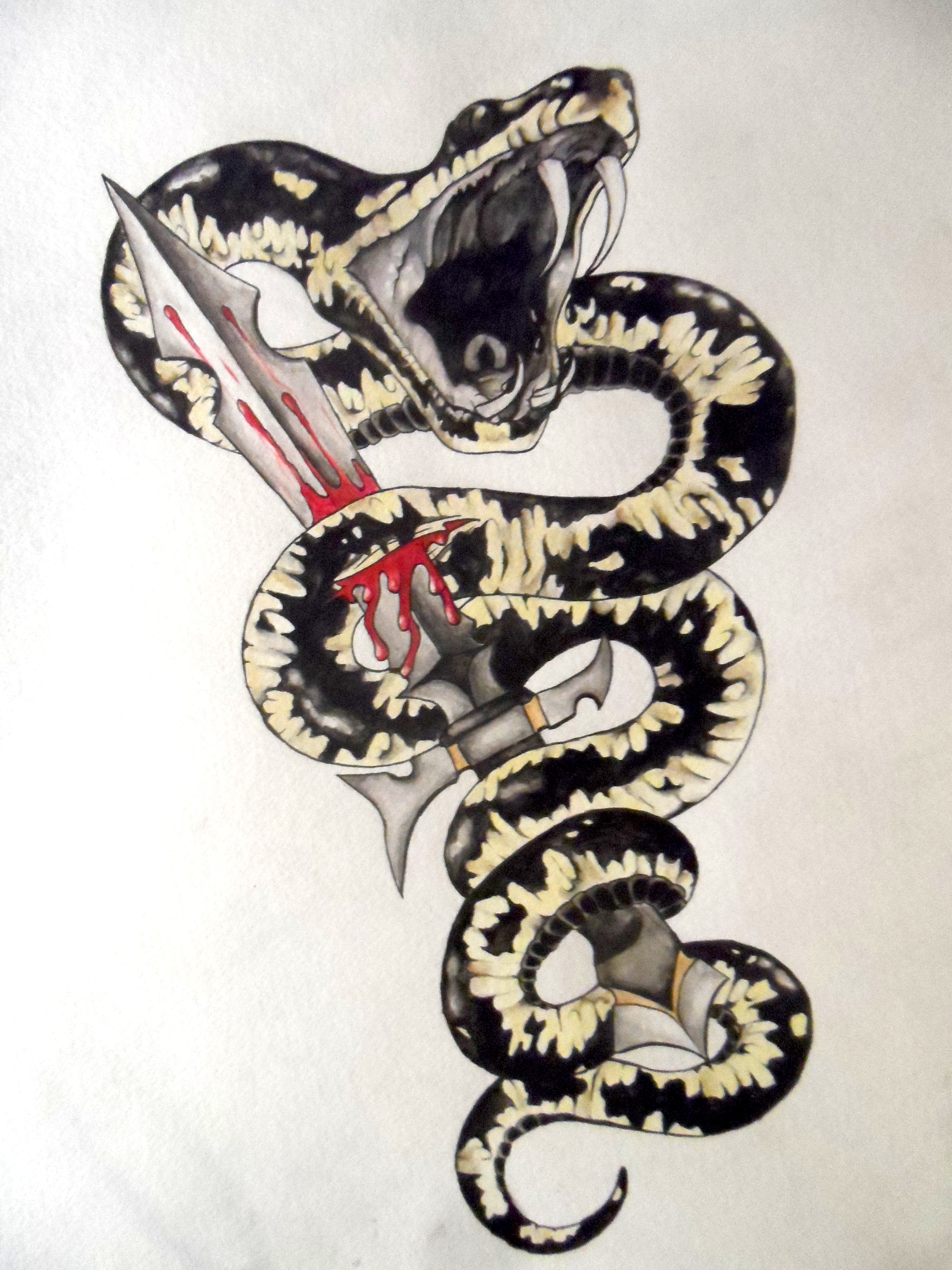 Snake tattoo design by Zorah777 on DeviantArt