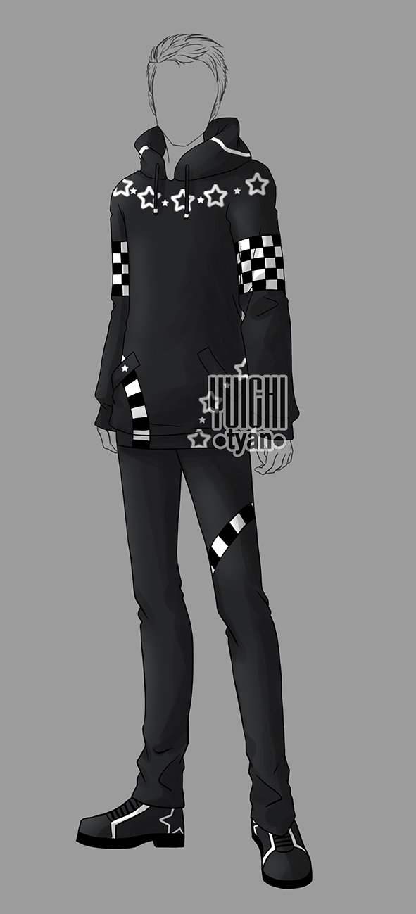 [closed] Auction BW Outfit men 16 by YuiChi-tyan on DeviantArt