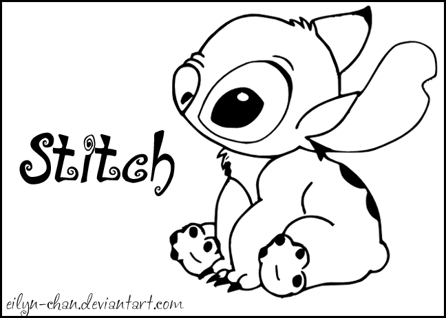 Free 238 Disney Stitch Ohana Stitch Outline Svg Svg Png Eps Dxf File