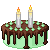 Mint Cake Type 2 with candles 50x50 icon
