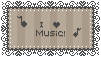 I Heart Music Stamp 2 by StampMakerLKJ