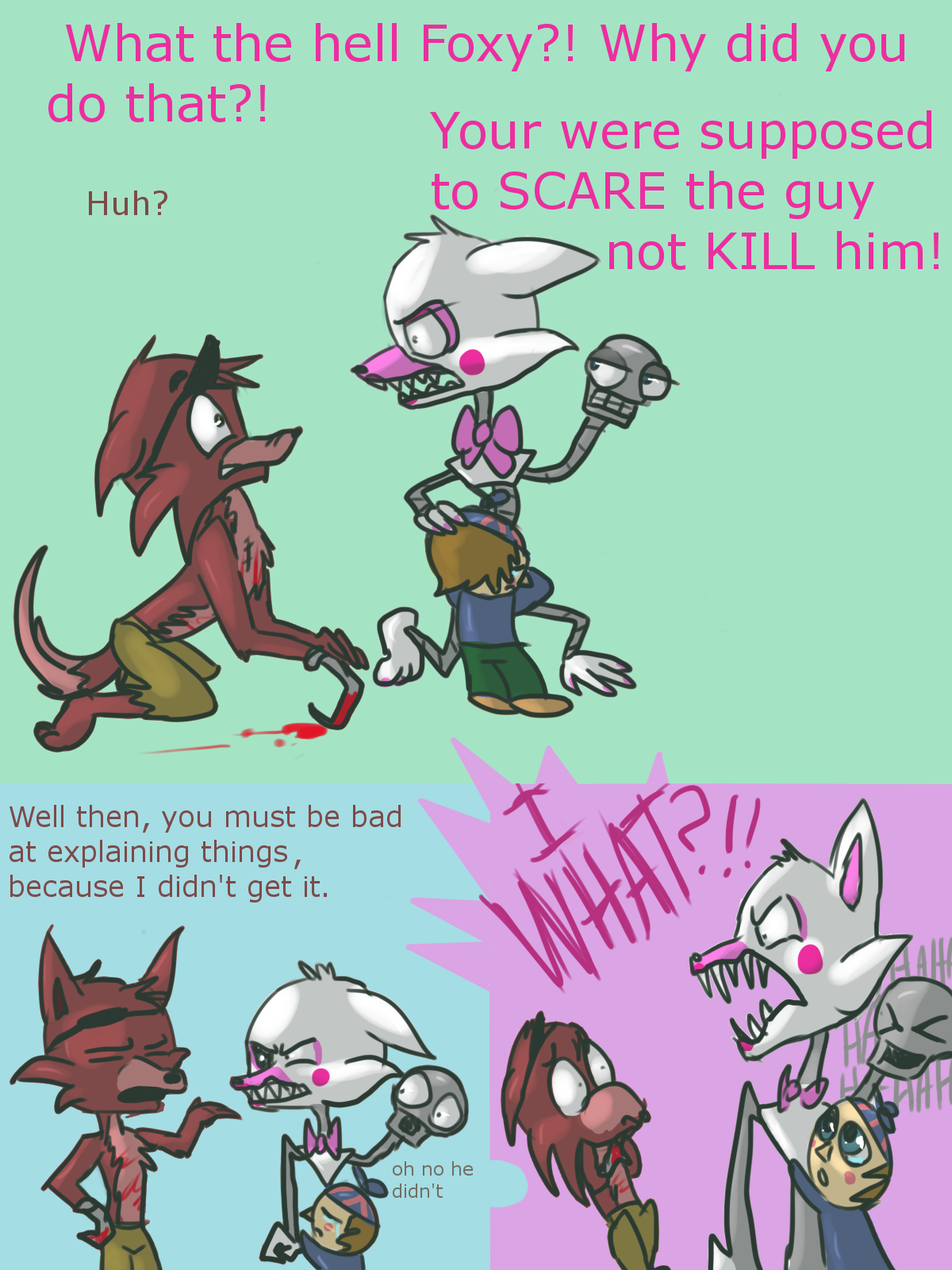 Fnaf Silly Comic Foxys Pride Part 1 By Maria Ben On Deviantart