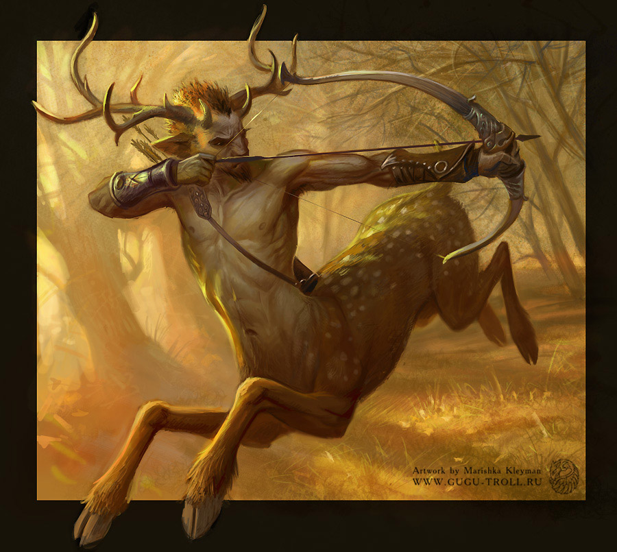 Le clan Yaddre Deer_archer_by_gugu_troll-d4uawql
