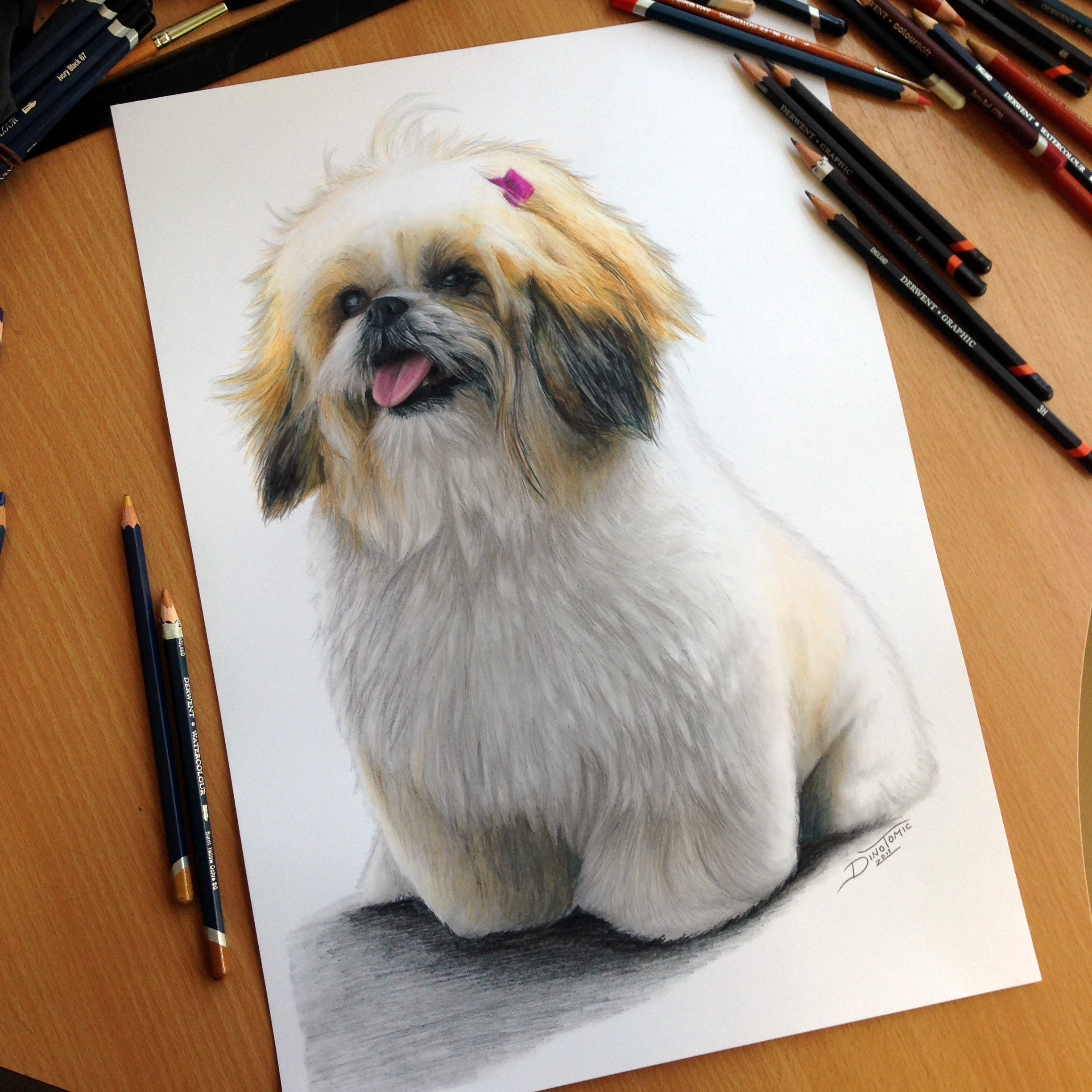 Puppy Pencil Drawing by AtomiccircuS on DeviantArt