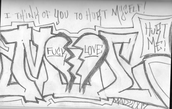 Fuck Love Graffiti 21