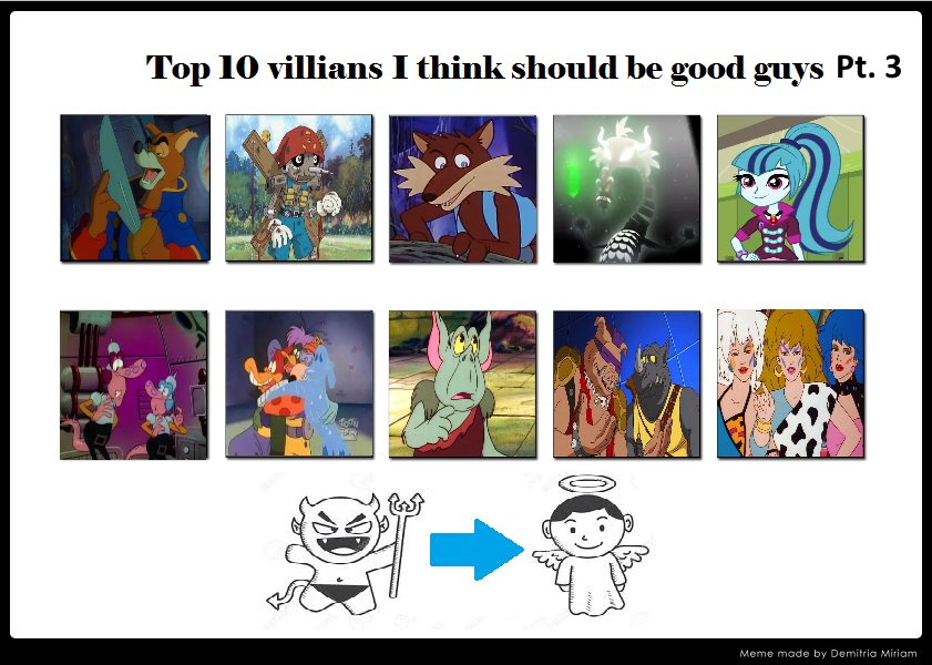 Top 10 Villains That I should Think Be Reformed 3 by Julayla64 on ...