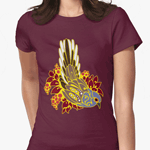 Diamond dove bird tribal tattoo t-shirt