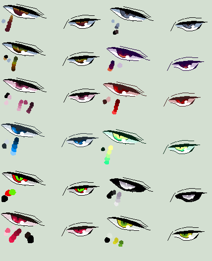 Eye palettes by MissMort-Bases on DeviantArt