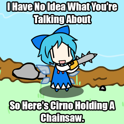 Chainsaw Cirno