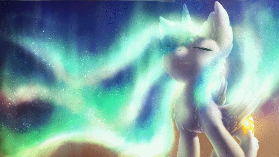 Northern Lights [Animated] by Shad0w-Galaxy