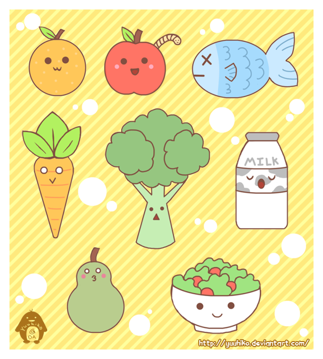 Healthy Foods by Yuuhiko on DeviantArt