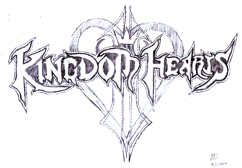 Kingdom Hearts 2 logo by lex9 on DeviantArt