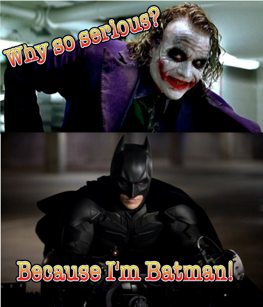 Because I'm Batman! by pear6900 on DeviantArt