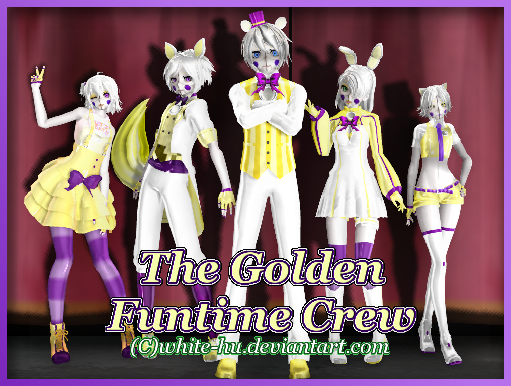 FNAF SL Oc: The Golden Funtime Crew by White-Hu on DeviantArt