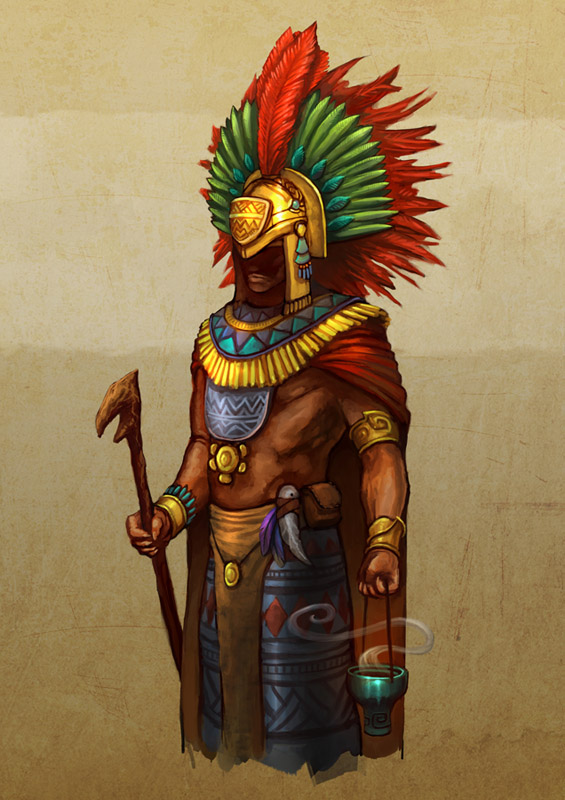Aztec Priest Minecraft Skin