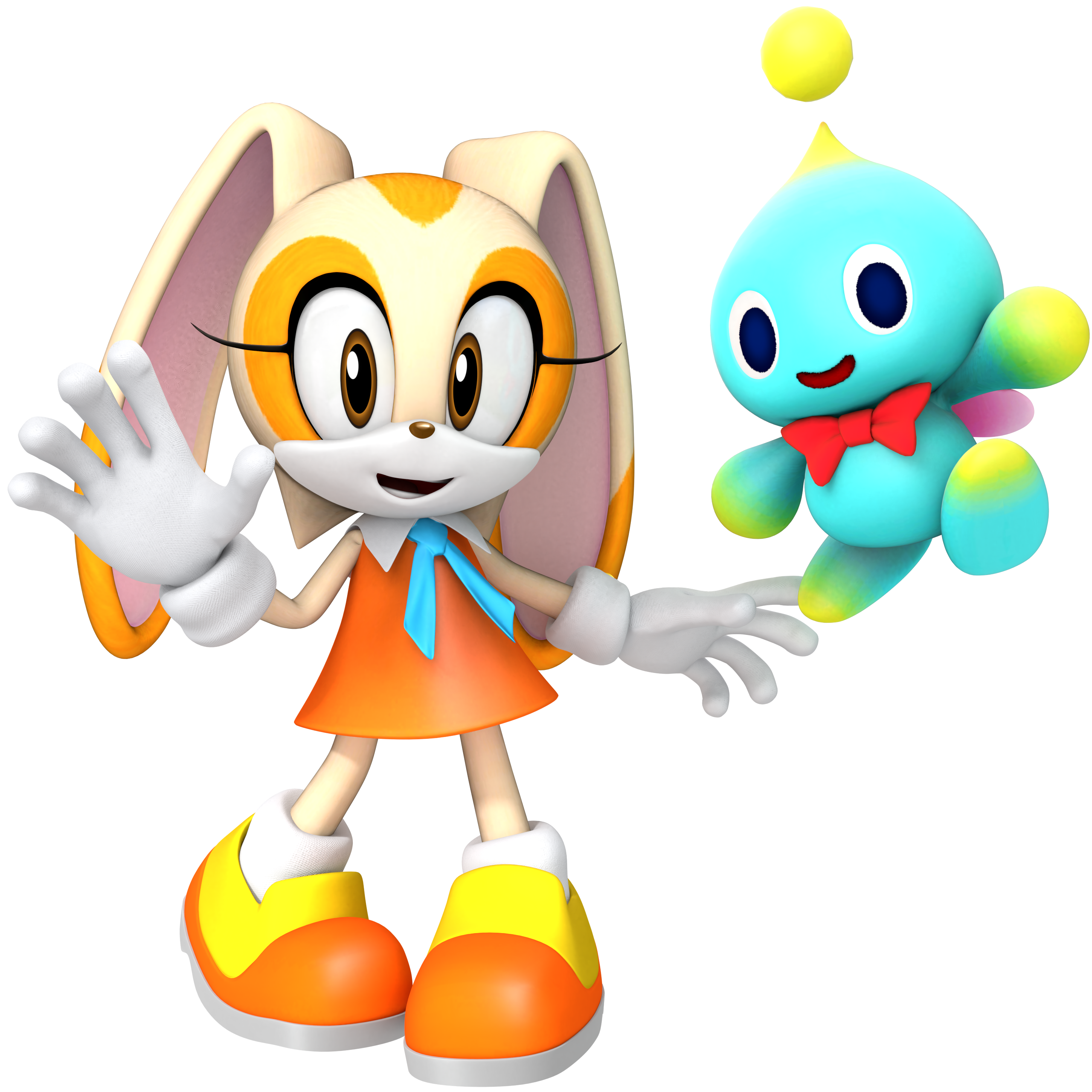 Cream the Rabbit n Cheese the Chao by JaysonJeanChannel on
