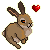 Heart Bunny Icon by The-Hare