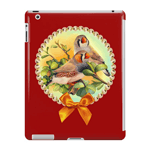 Zebra Finches Realistic Painting iPad Case