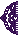 Pixel Lace Divider v1 End - Purple - Left