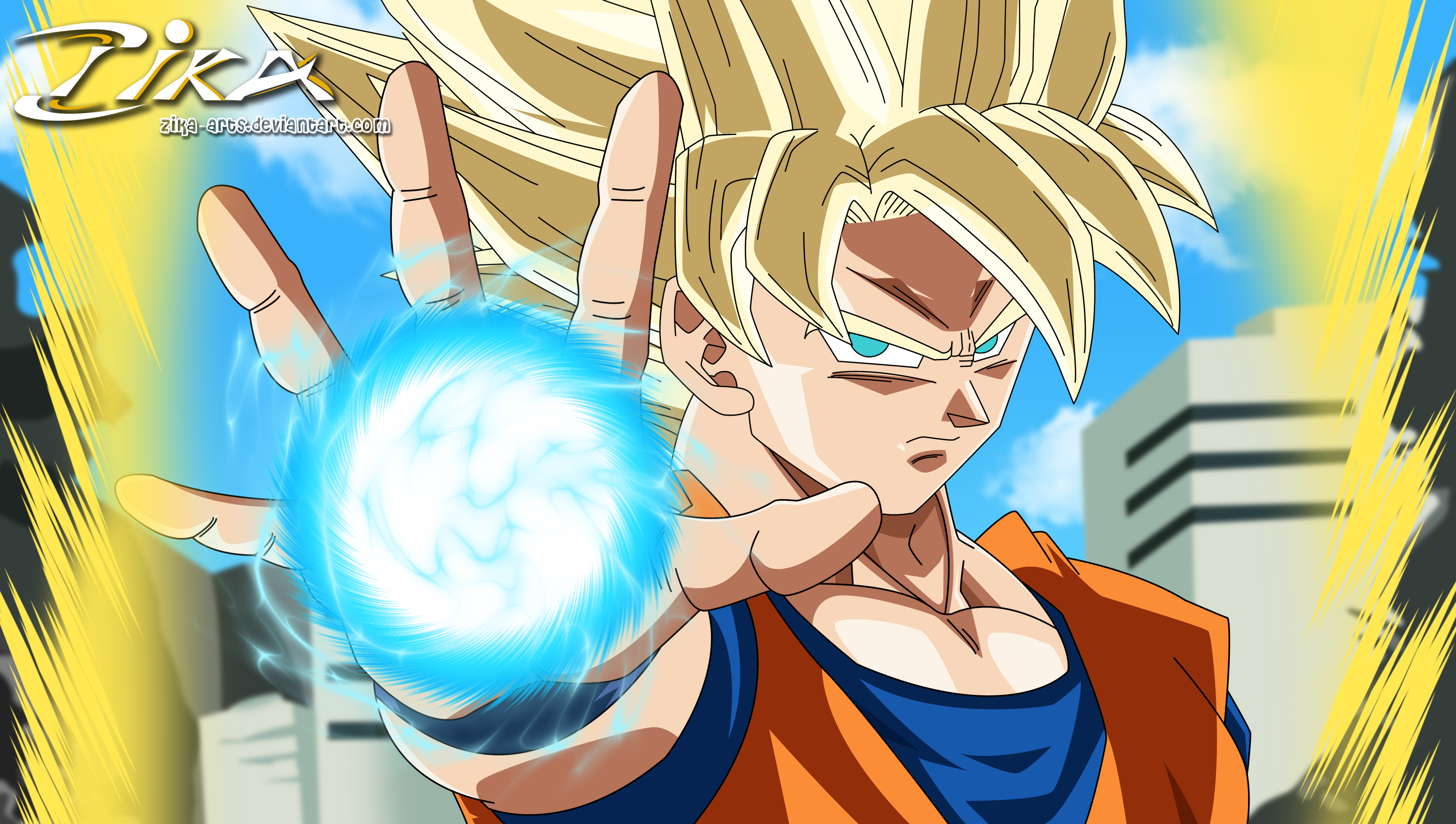 Goku Ki Blast by zika-arts on DeviantArt