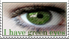 Green Eyes Stamp by ehrehrere