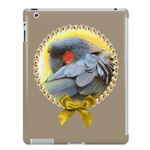 Black Palm Cockatoo Realistic Painting iPad Case