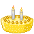 Mango Cake Type 1 1DK with candles 50x50 icon