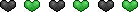 Small Heart Divider (Green-Black) - F2U! by Drache-Lehre