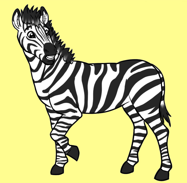 Commission: Scanty zebra, Kneesocks donkey by cqmorrell on 