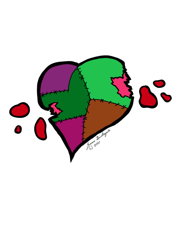 Zombie Heart (Illustrator) by killerkitten2005 on DeviantArt