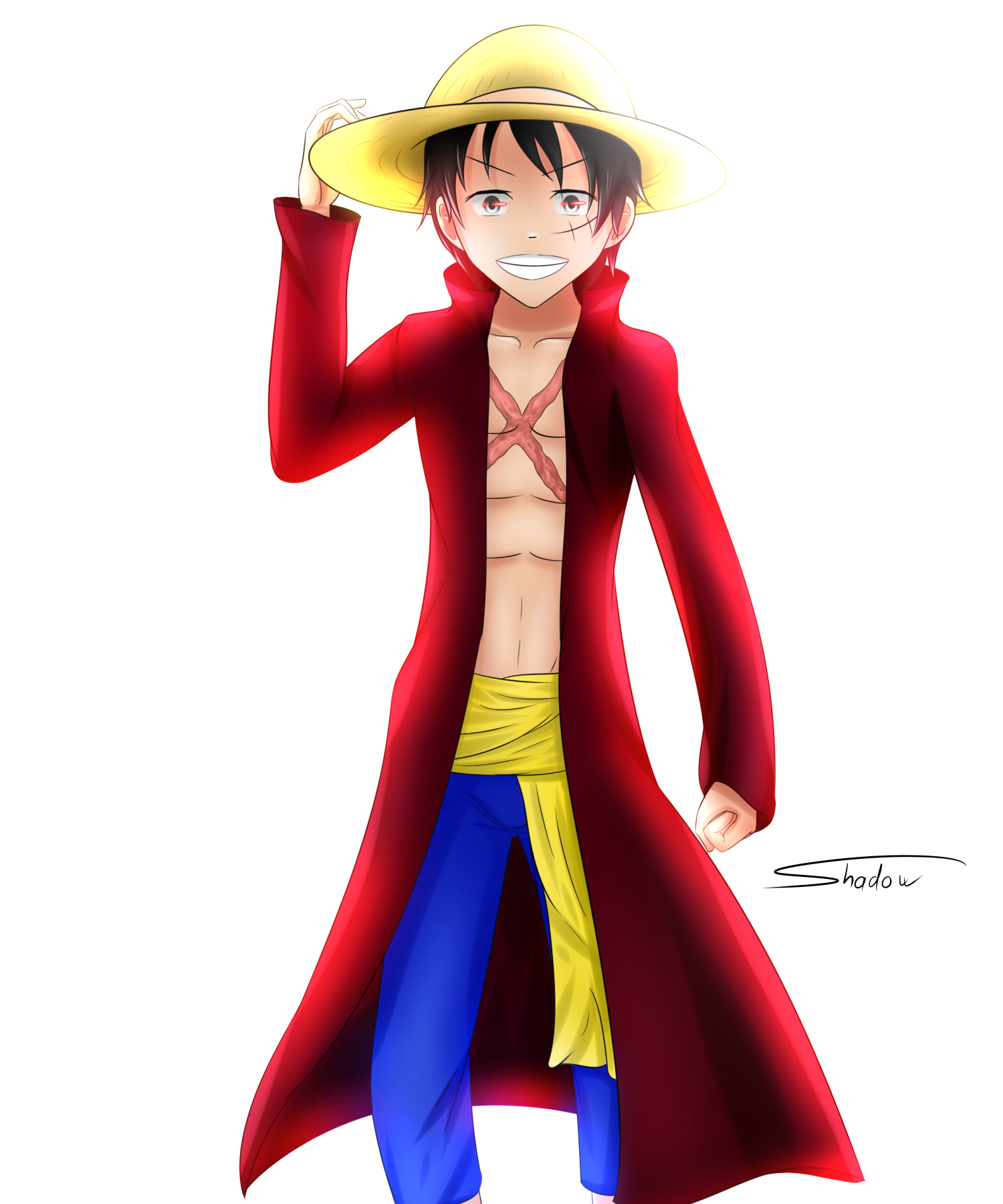One Piece  Luffy by ShadowOuO on DeviantArt