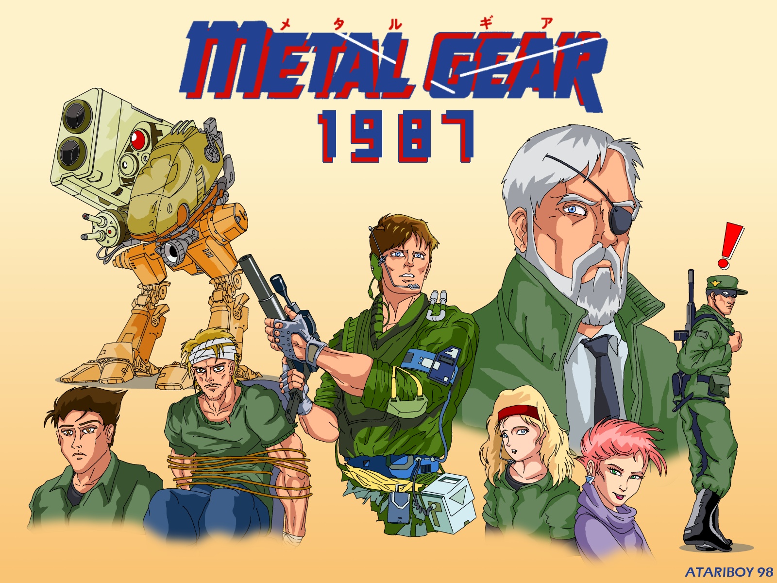 Resultado de imagen para Metal Gear(NES)