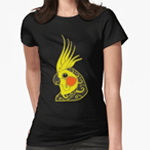 Cockatiel Parrot Tribal Tattoo T-Shirt