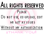 All Rights Reserved - Copyright Stamp by Makkary101