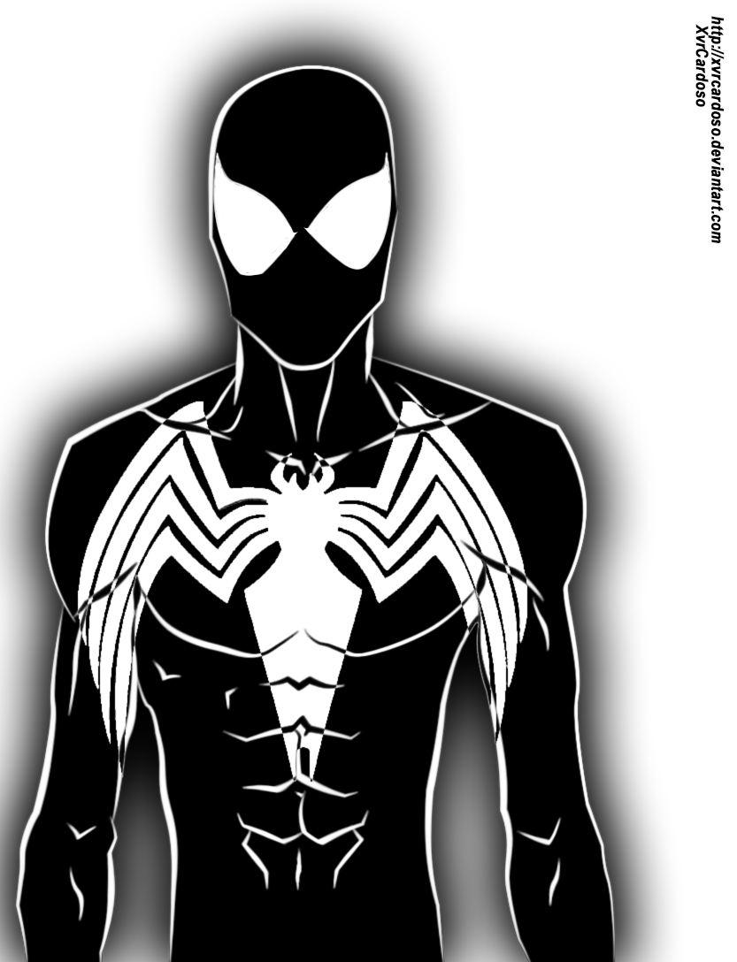 Spider-Man black Suit by xvrcardoso on DeviantArt