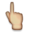 Back Hand Point Up Emoji
