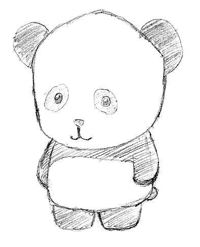Chibi Panda Sketch by Yutsuki-chan on DeviantArt