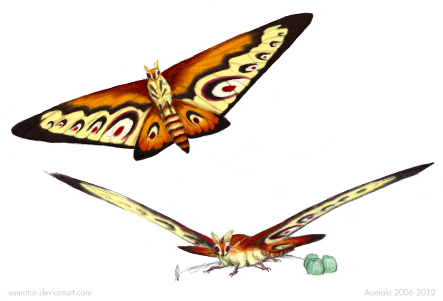 Mothra Redesign by Osmatar on DeviantArt