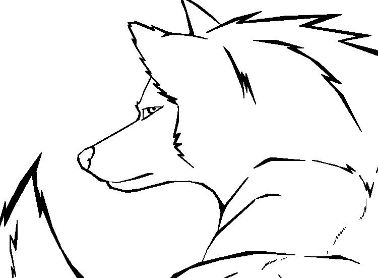 sonic coloring pages wolf