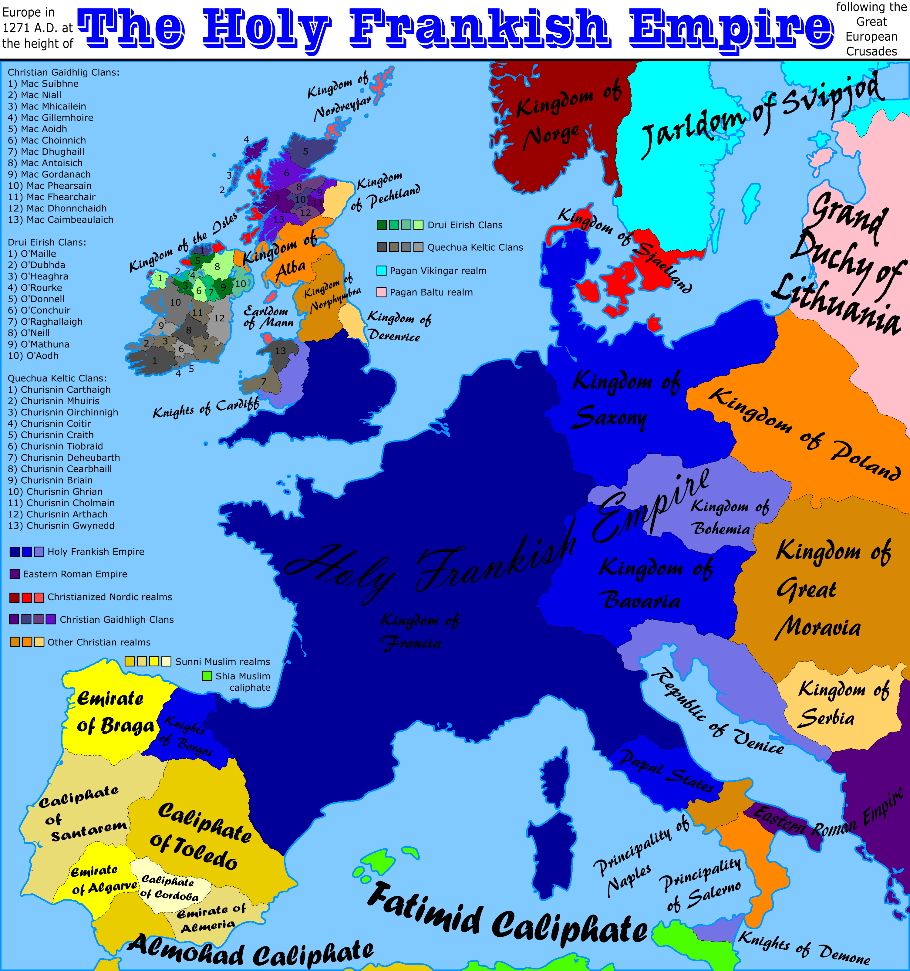 Holy Frankish Empire by MoralisticCommunist