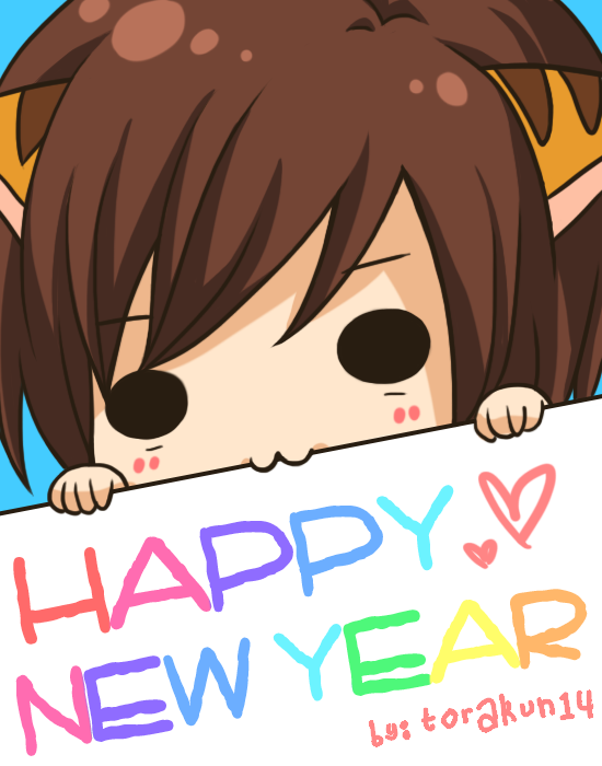 Resultado de imagem para happy new year anime ´ png