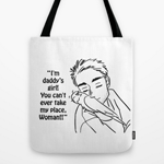 Daddy's girl tote bag