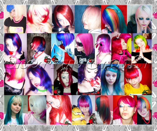 Colorfull Bright Style Hair by cherrybomb-81 on DeviantArt