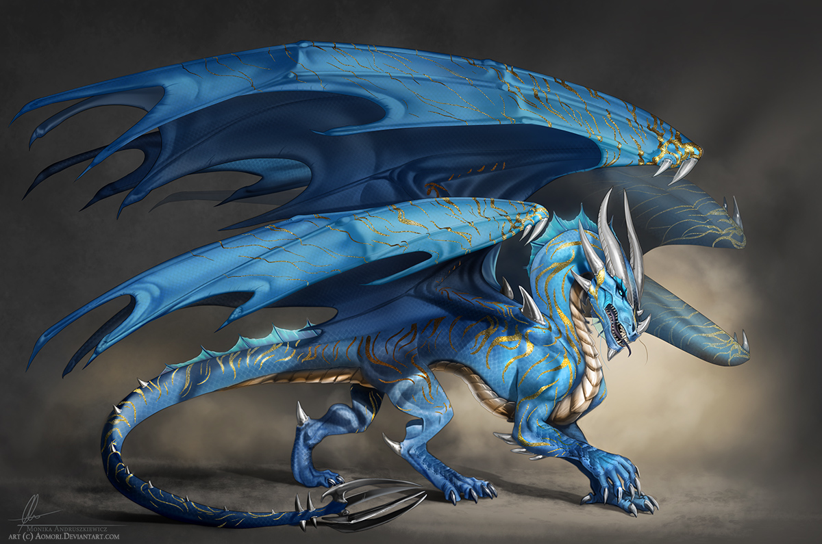 Cosmos the blue dragon