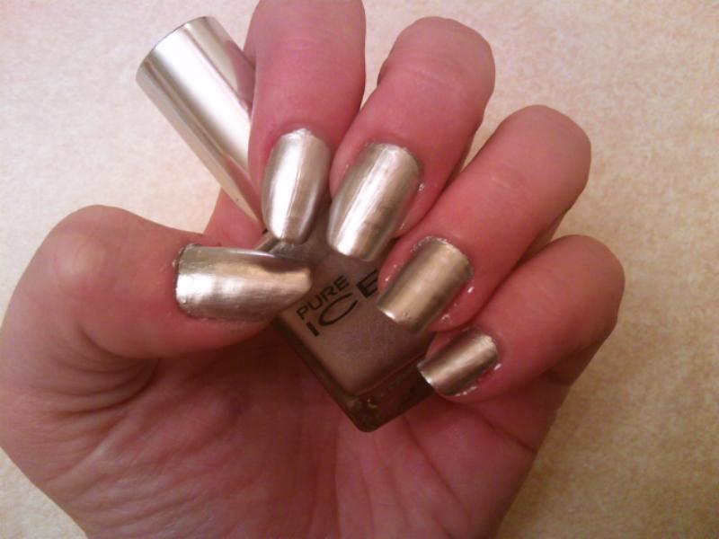 3. Metallic Silver Nail Color - wide 5