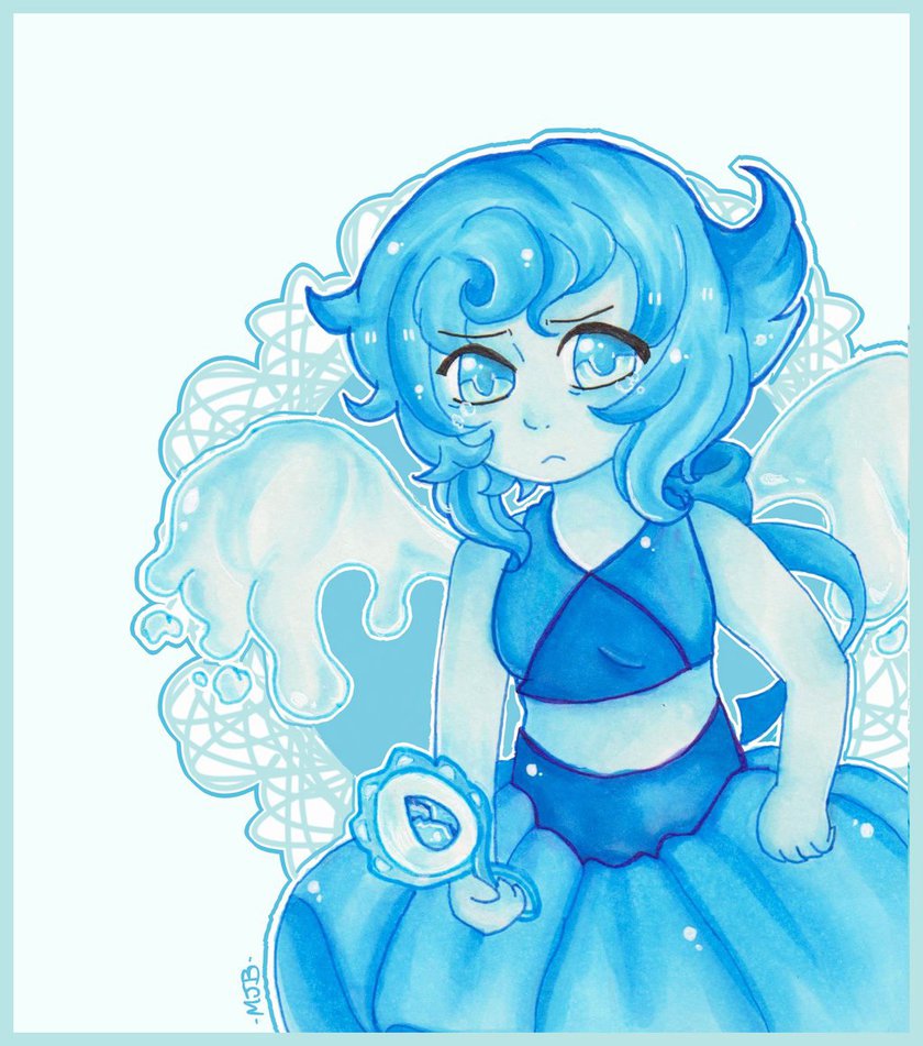 ~Lapis Lazuli from Steven Universe~ I'm pretty sure that this is one of the only things I uploaded on my old account, it's such an old drawing of mine!
