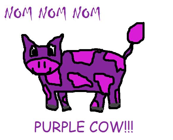 Purple Cow by vickey11 on DeviantArt