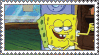 Sassy Spongebob leaving stamp by HigurashiKarly